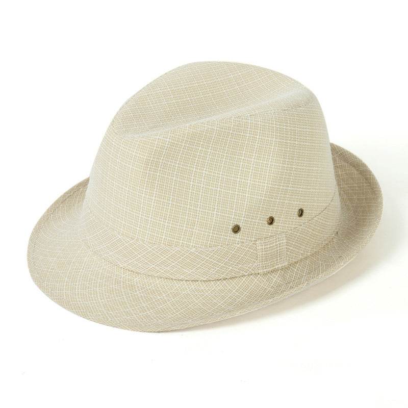 Distinguished Gentleman's Fine Fedora - Thickened Quality mens hats Distinguished Fine Apparel Hemp Beige 57CM