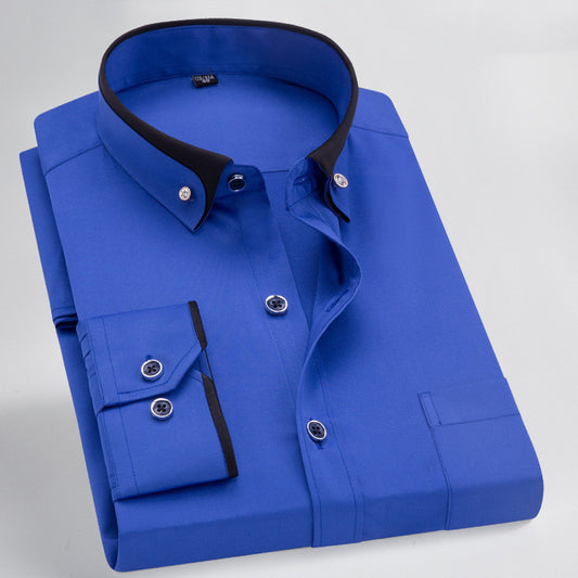 Men's Stretch Shirt, Formal, Business, Casual, Men's Shirts Distinguished Fine Apparel