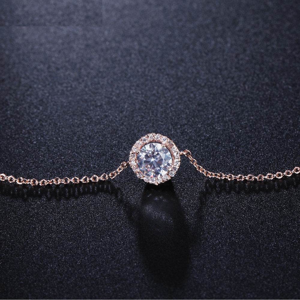 Women's Anklet – Elegant & Sparkling With Crystal inlay - Beauty with Every Step ladys accessorys Distinguished Fine Apparel