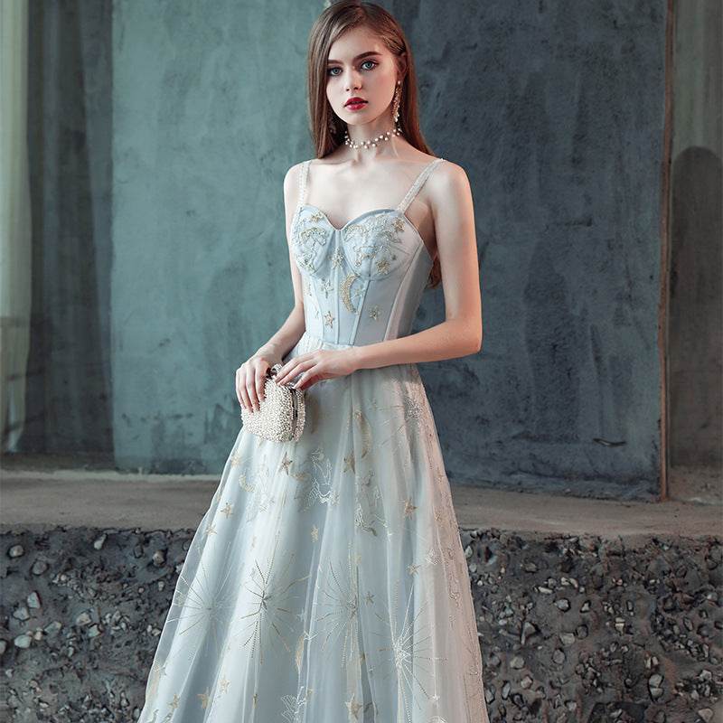 Lace Chair Gown - Elegant statement - Exquisite Ladies Piece ladys gown Distinguished Fine Apparel