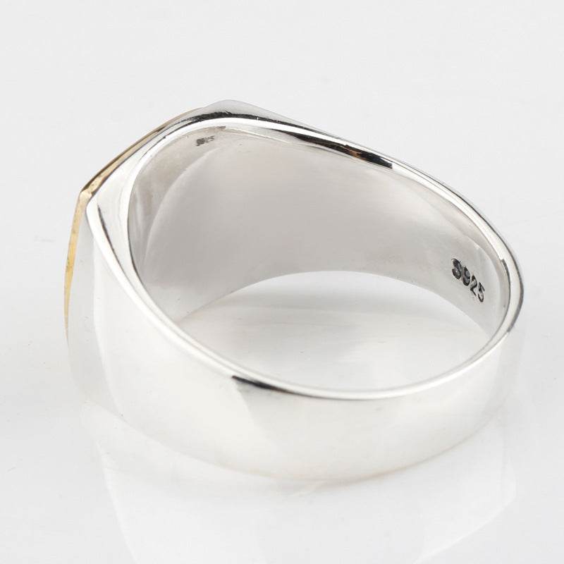 20% Off Minimalist Brushed Gold Men’s Ring – Timeless European & Middle Eastern Style gents accessorys Distinguished Fine Apparel