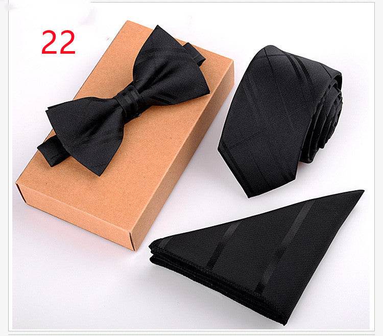 Business Bow Tie Set For the Gentleman's Wardrobe gents ties Distinguished Fine Apparel 22.style