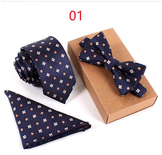 Business Bow Tie Set For the Gentleman's Wardrobe gents ties Distinguished Fine Apparel