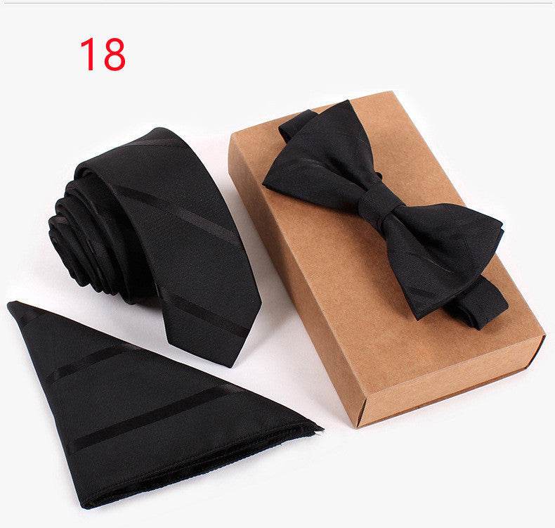 Business Bow Tie Set For the Gentleman's Wardrobe gents ties Distinguished Fine Apparel 18.style