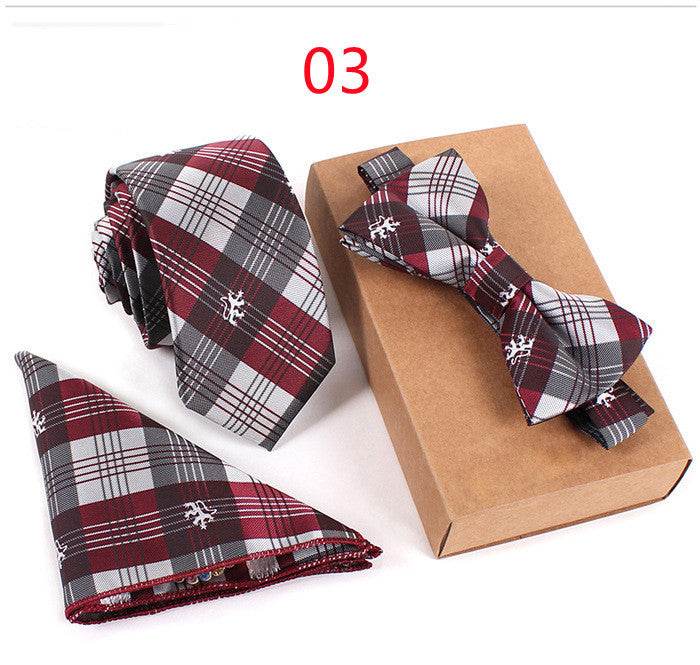 Business Bow Tie Set For the Gentleman's Wardrobe gents ties Distinguished Fine Apparel 3.style
