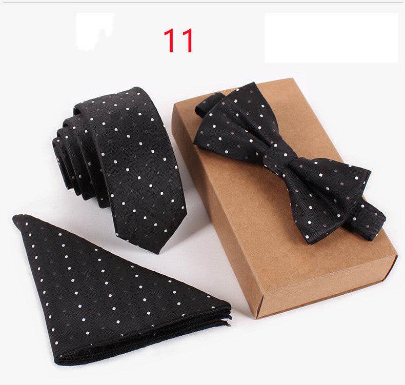Business Bow Tie Set For the Gentleman's Wardrobe gents ties Distinguished Fine Apparel 11.style