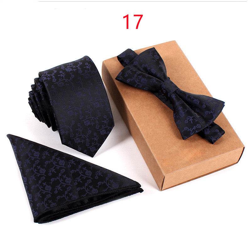 Business Bow Tie Set For the Gentleman's Wardrobe gents ties Distinguished Fine Apparel 17.style