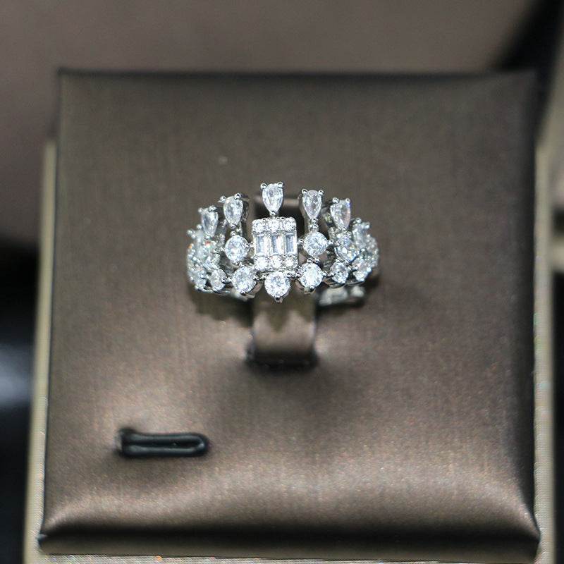 Bridal 3A Zircon Jewelry Set – Four-Piece Wedding Elegance jewelry set Distinguished Fine Apparel
