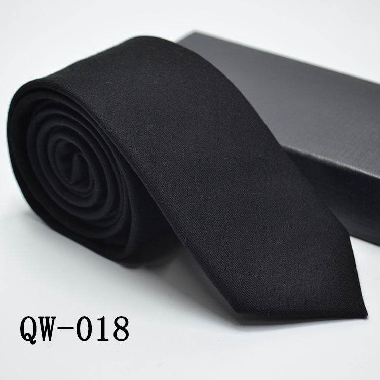 Men's Tie Super Narrow Wool-like Elegant Business Wear gent's ties Distinguished Fine Apparel QW018