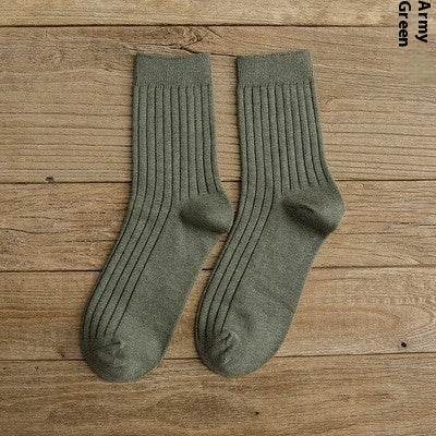 Men's All Seasons Semi Formal Short Socks gents Distinguished Fine Apparel Army Green Free Size