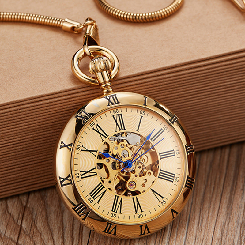 Exquisite Automatic Pocket Watch Antique - Gold or Silver 0 Distinguished Fine Apparel