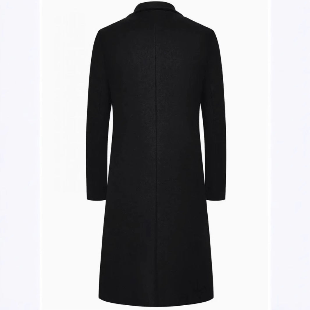 Black coat on a white background