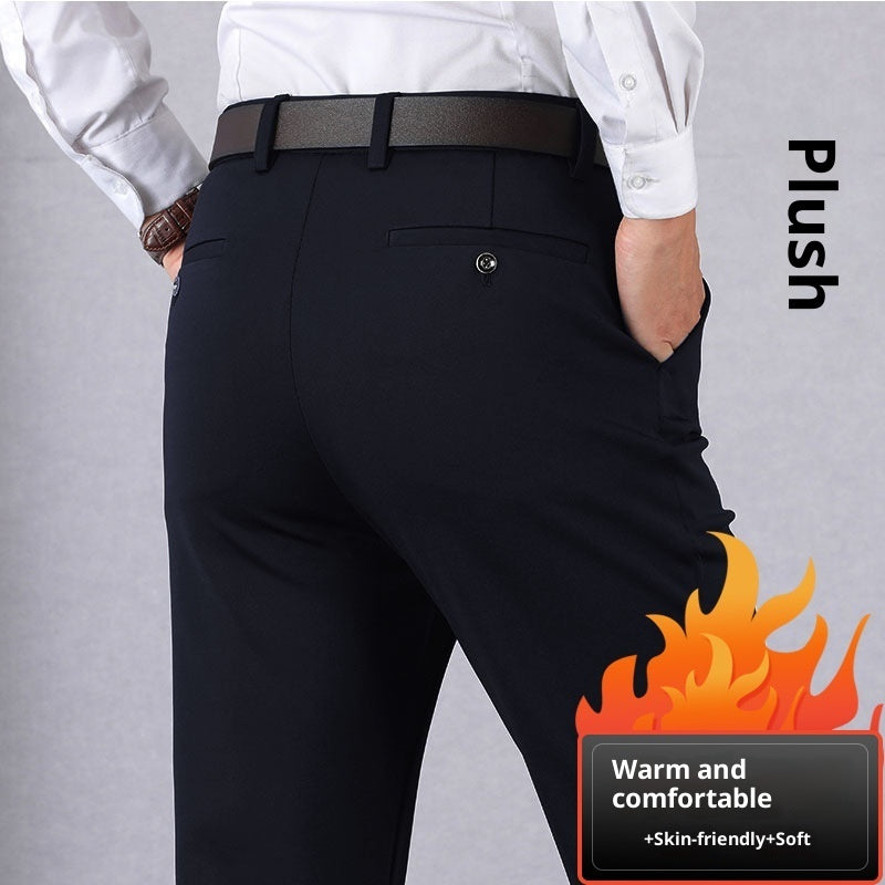 Elastic Suit Trousers For Middle-aged And Elderly Gents mens pants Distinguished Fine Apparel