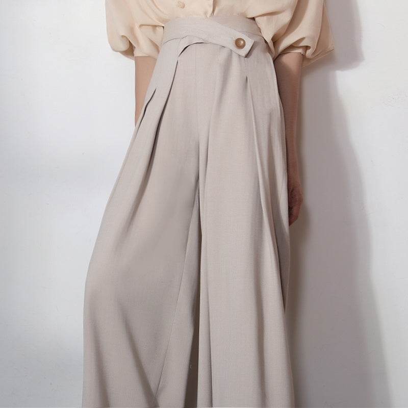Professional Women's Designer High-Quality Wide Leg Pants ladys pants Distinguished Fine Apparel