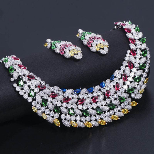 Bridal Wedding Jewelry Set – European & American-Inspired Glamour jewelry set Distinguished Fine Apparel