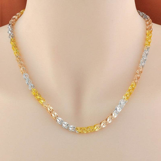 20% Off Simple Sophistication - Silver Phoenix Tail Necklace – Elegant Gold - Ladies Statement ladys accessorys Distinguished Fine Apparel