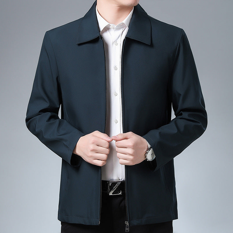 Men's Casual Lapel Jacket - Work Business Casual Wear mens coat Distinguished Fine Apparel