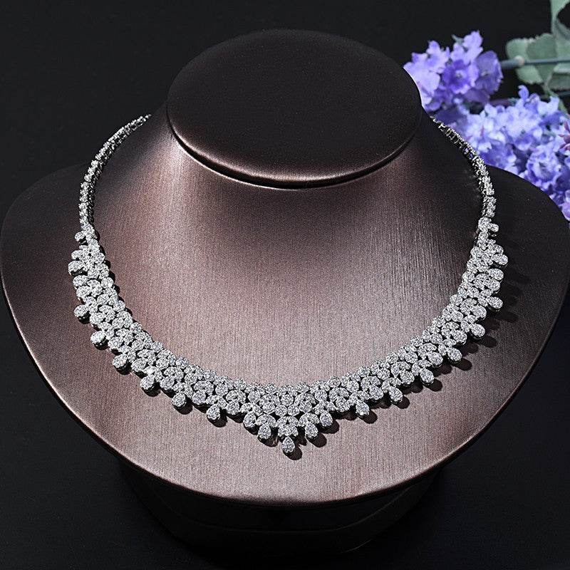 61.Dress Jewelry Set – 4-Piece Necklace, Earrings, Ring & Bracelet Set for Women jewelry set Distinguished Fine Apparel