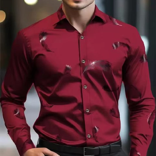 Men's Casual Office Wear, Distinguished Fine Apparel Men's Shirt Distinguished Fine Apparel