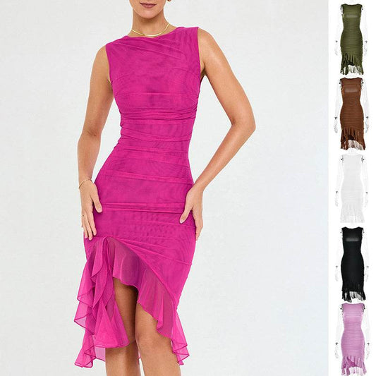 Ladies Summer Dress - Sleeveless Slimming Flattering dresses Distinguished Fine Apparel