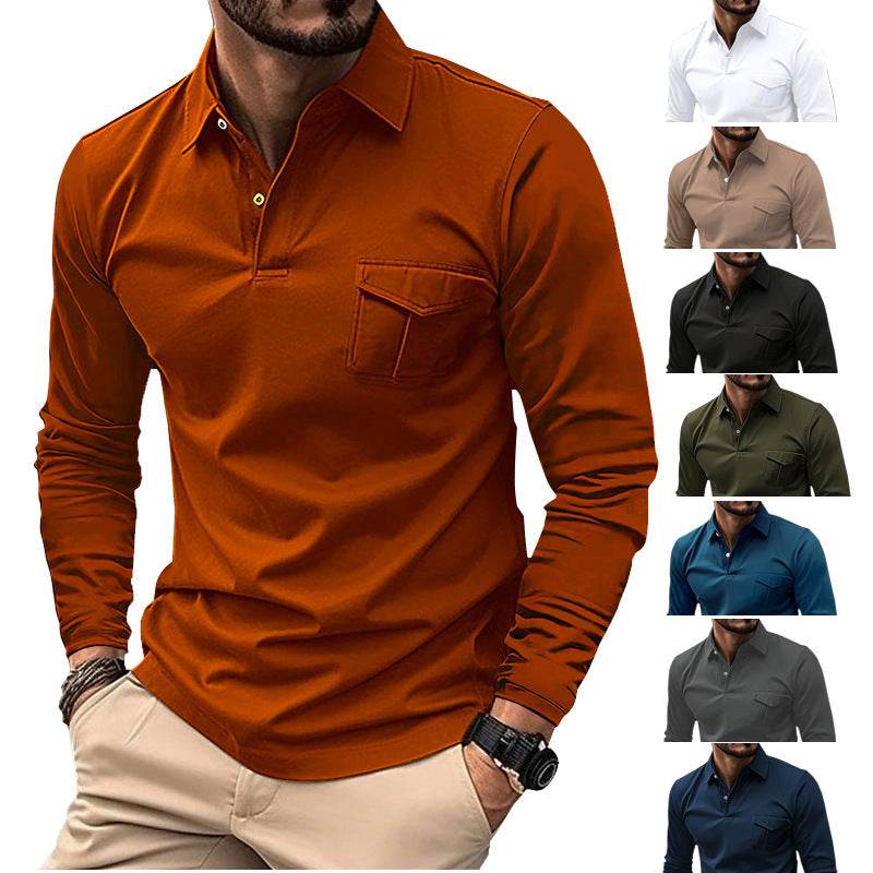 Gentlemen's Casual Polo Shirt - Sleek Professional gents top Distinguished Fine Apparel
