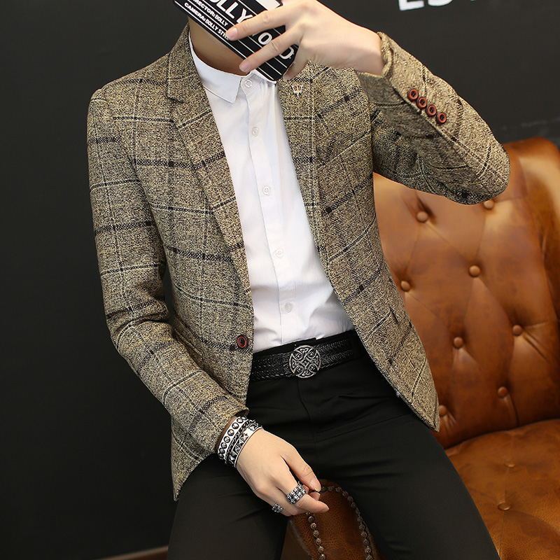 Mens Plaid Jacket - Gentlemen's Casual Attire mens jacket Distinguished Fine Apparel C M