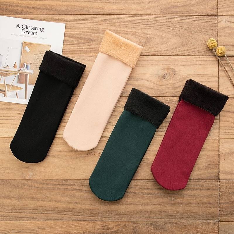Women's Thick Winter Socks - Velvety Warm - Practical Insulation