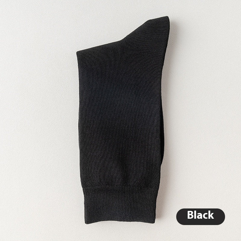 Pure Cotton Socks - Men's Business Formal Wear - Warmth And Elegance