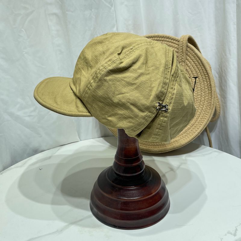 Minimalist Washed Cotton Solid Color Beret womens hat Distinguished Fine Apparel 2 Camel M