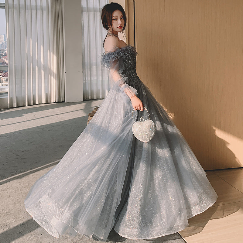 Fashionable Personality Female Banquet Temperament Dress ladys gown Distinguished Fine Apparel