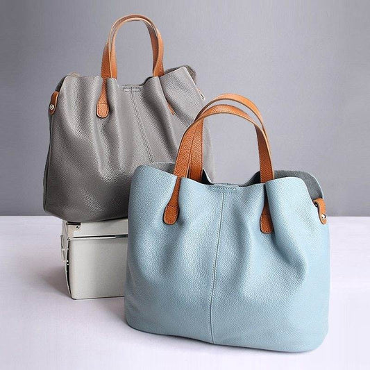 Women's Genuine Leather Hand Bag - Elegant Simplicity ladys accessorys Distinguished Fine Apparel