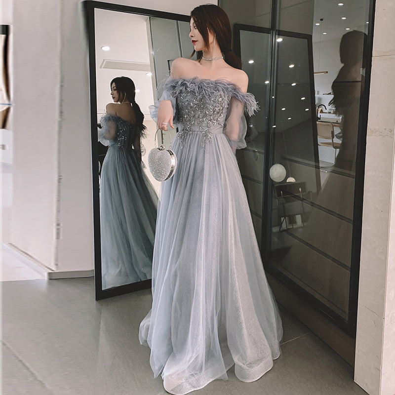 Fashionable Personality Female Banquet Temperament Dress ladys gown Distinguished Fine Apparel