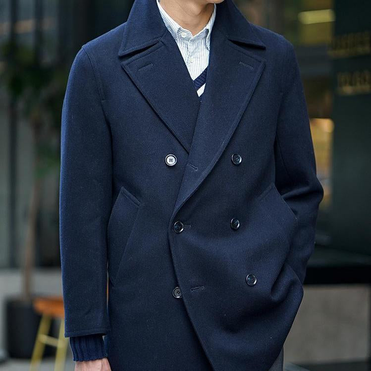 Classic Nautical style Men's Wool Coat mens coat Distinguished Fine Apparel
