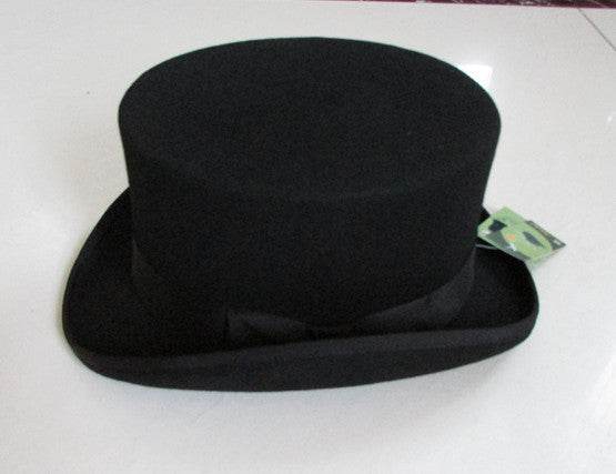Distinguished Gentleman's Top Hat - Wool Barrel Height mens hats Distinguished Fine Apparel