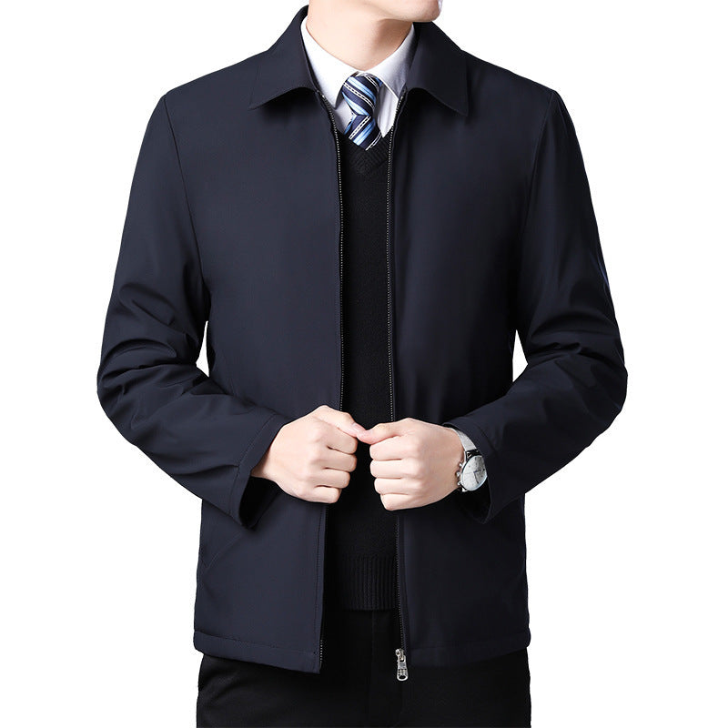 Men's Casual Lapel Jacket - Work Business Casual Wear mens coat Distinguished Fine Apparel