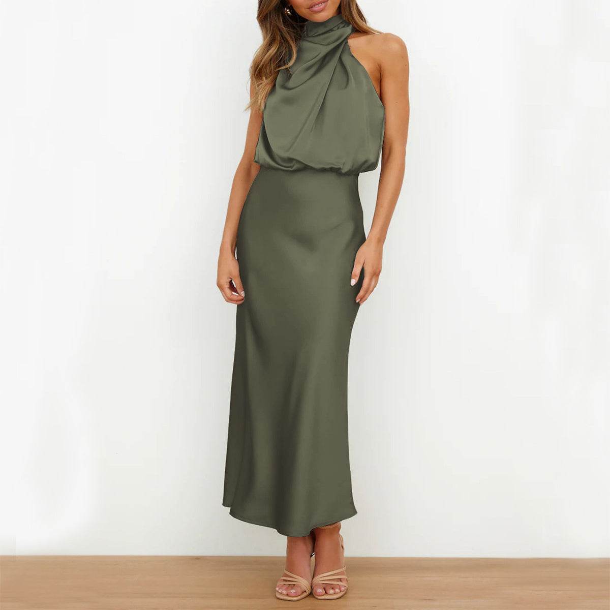 Women's Sleeveless Summer Dress - Elegant Evening Party Wear lady's dresses Distinguished Fine Apparel