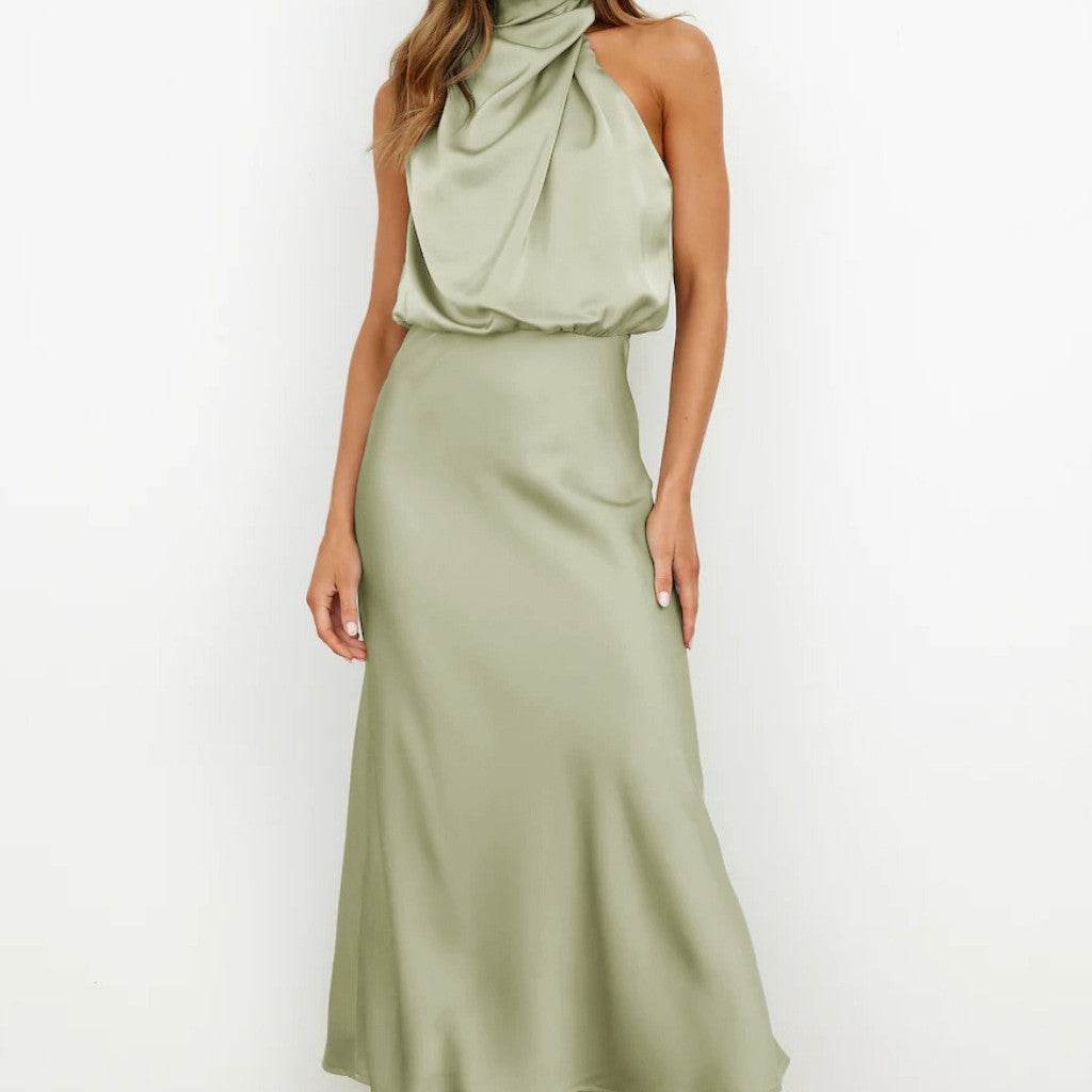 Women's Sleeveless Summer Dress - Elegant Evening Party Wear lady's dresses Distinguished Fine Apparel