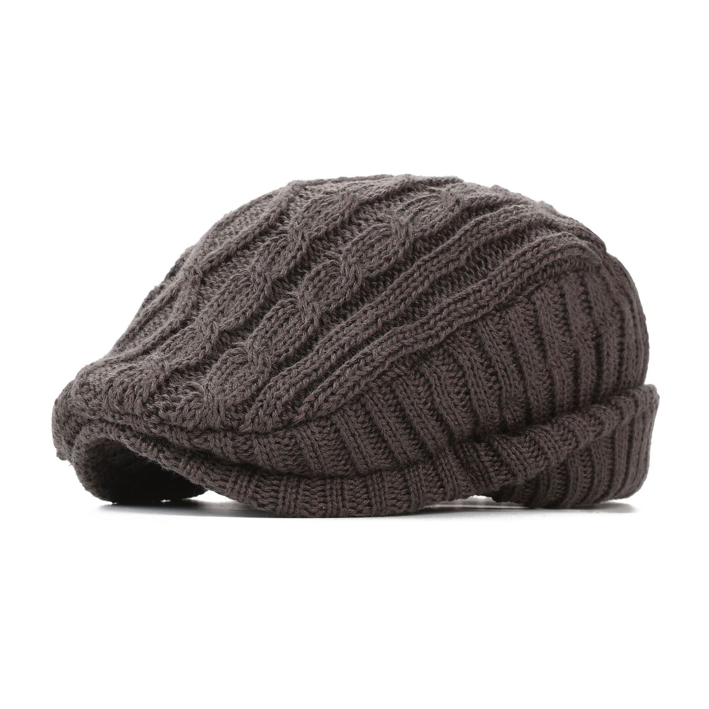 Mens Hat: Gentlemen's Fleece Lined Warm Winter and Autumn Headwear mens hats Distinguished Fine Apparel Dark Green M
