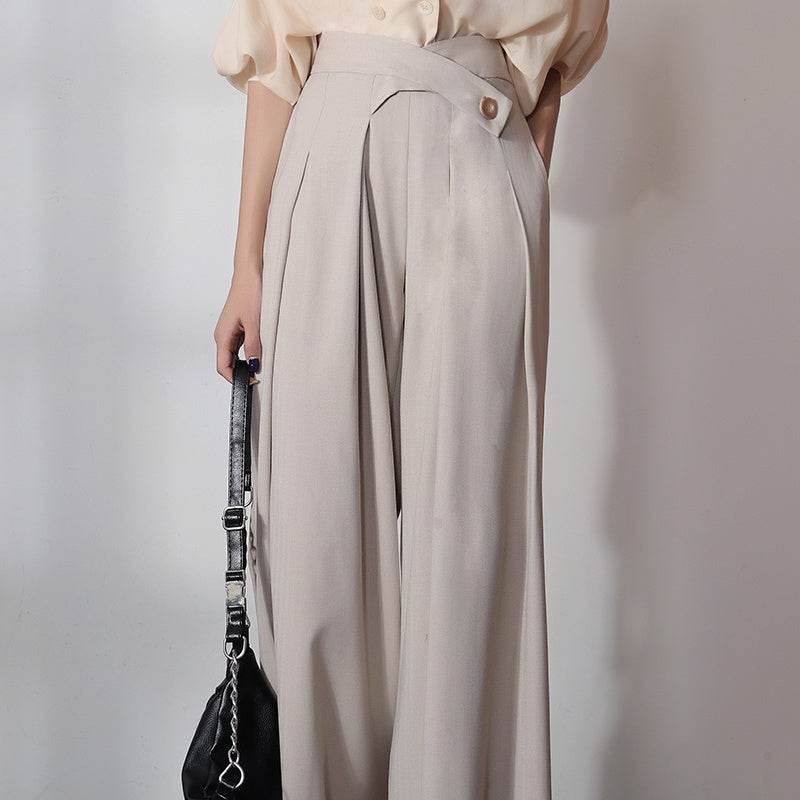 Professional Women's Designer High-Quality Wide Leg Pants ladys pants Distinguished Fine Apparel