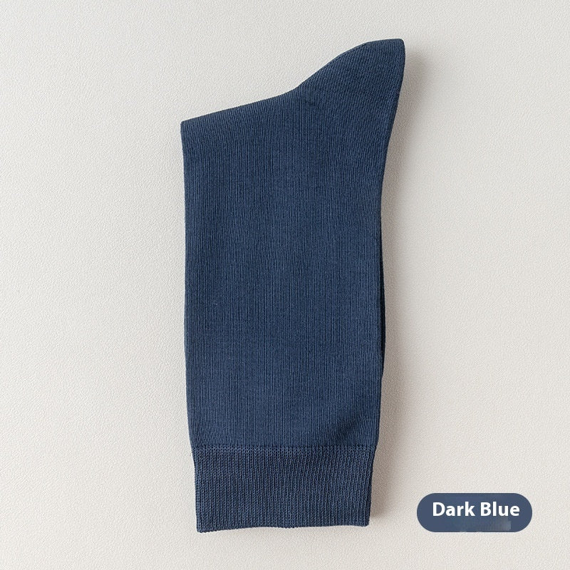 Pure Cotton Socks - Men's Business Formal Wear - Warmth And Elegance