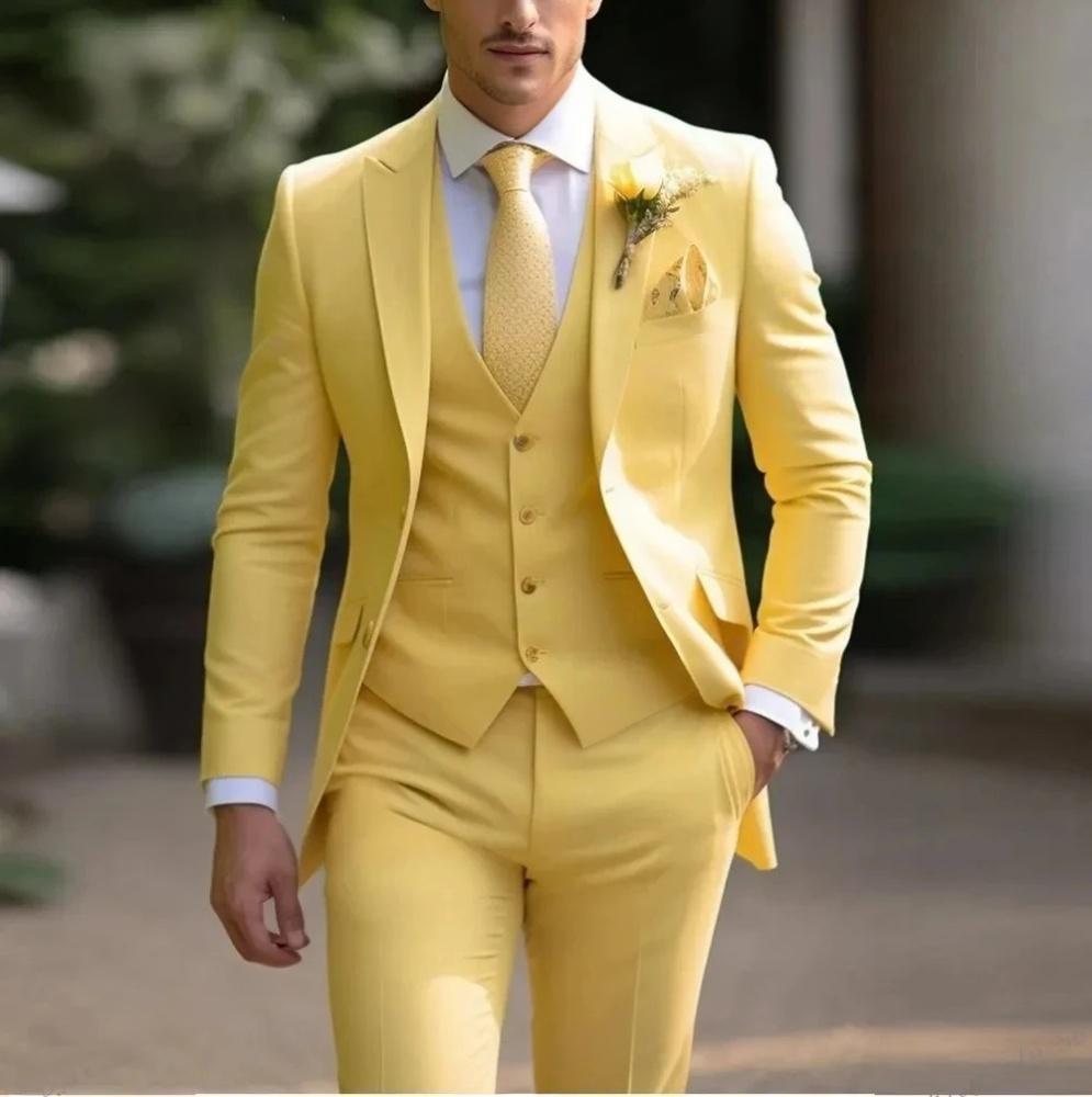 Men's Three-piece Suit High Class Presence For The Distinguished Gentlemen gents suit Distinguished Fine Apparel