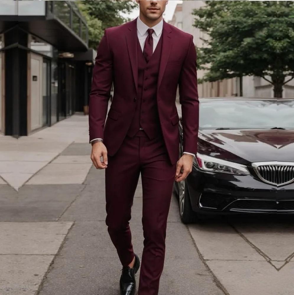 Men's Three-piece Suit High Class Presence For The Distinguished Gentlemen gents suit Distinguished Fine Apparel
