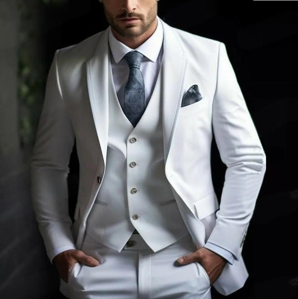 Men's Three-piece Suit High Class Presence For The Distinguished Gentlemen gents suit Distinguished Fine Apparel