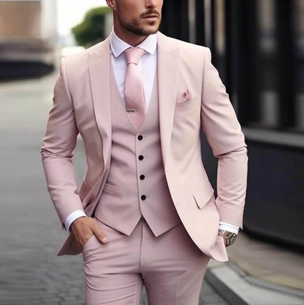 Men's Three-piece Suit High Class Presence For The Distinguished Gentlemen gents suit Distinguished Fine Apparel