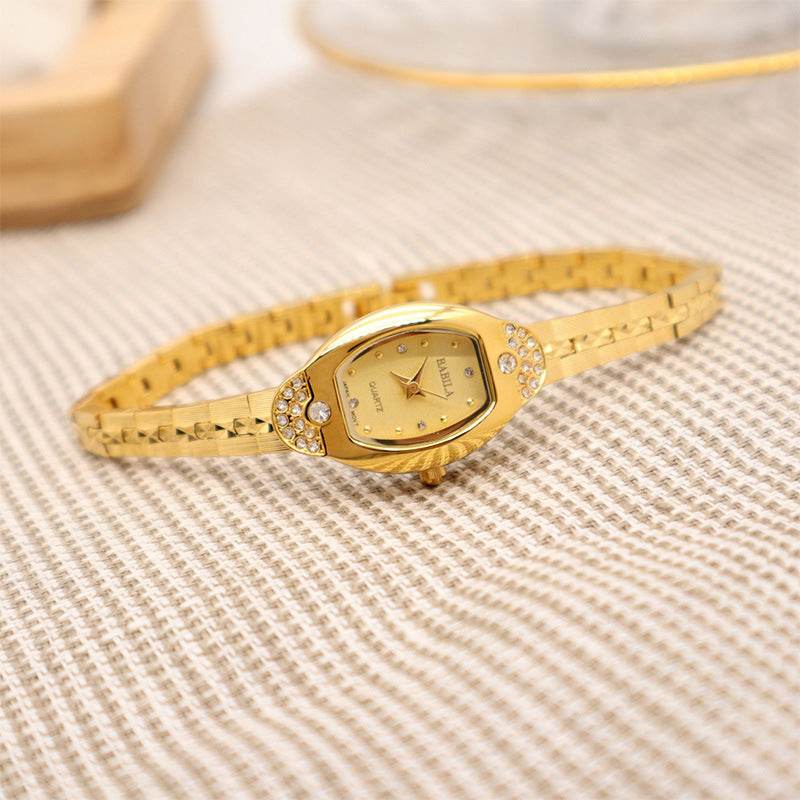 Women's Vintage Pineapple Pattern Watch – Alluvial Gold Fashion Timepiece ladys accessorys Distinguished Fine Apparel
