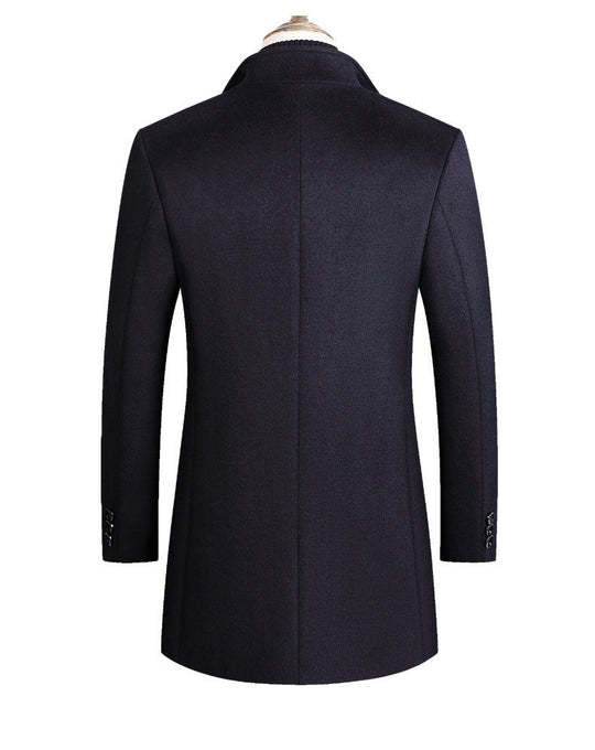 Distinguished Gentlemen's Autumn And Winter Woolen Coat gents jacket Distinguished Fine Apparel