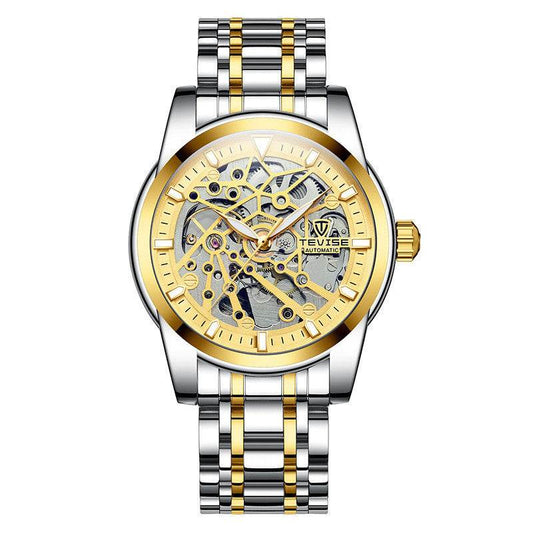 Stainless Steel Luminous Gentleman's Watch - Blue Black Green or Gold gents watches Distinguished Fine Apparel