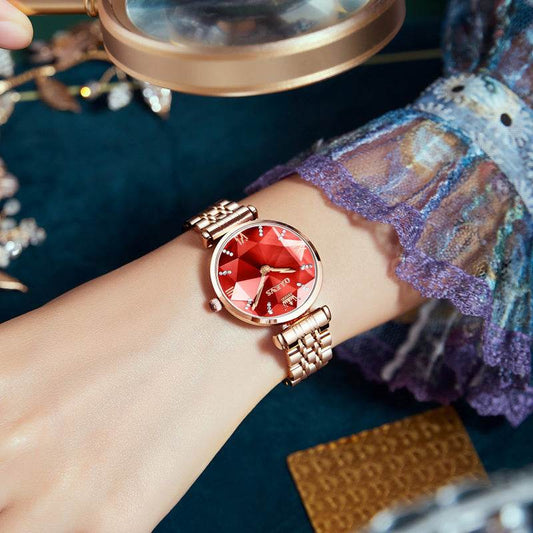 Mechanical Waterproof Quartz Watch – Light Luxury for Modern Women ladys watch Distinguished Fine Apparel