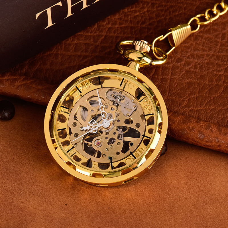 Large Wheel Gold Surface Filigree Pocket Watch watch Distinguished Fine Apparel Gold