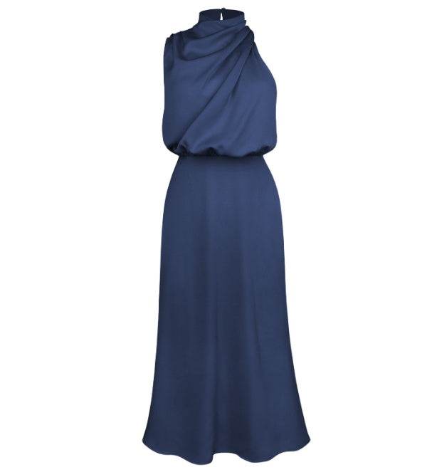 Women's Sleeveless Summer Dress - Elegant Evening Party Wear lady's dresses Distinguished Fine Apparel